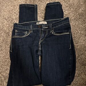 Dark Blue Women's Levi Jeans